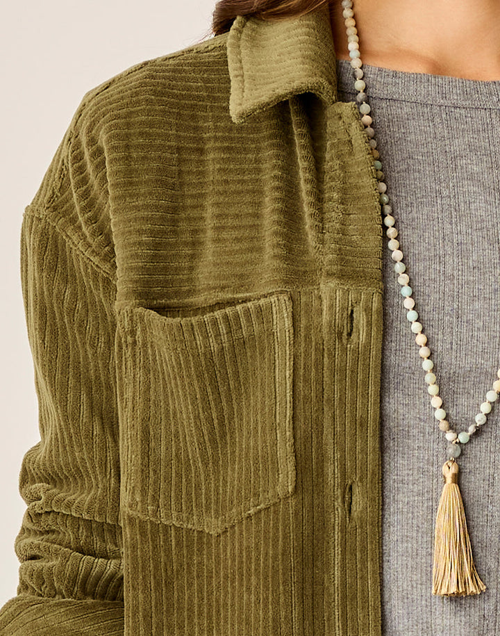 FIR HUDSON STRETCH CORD SHACKET