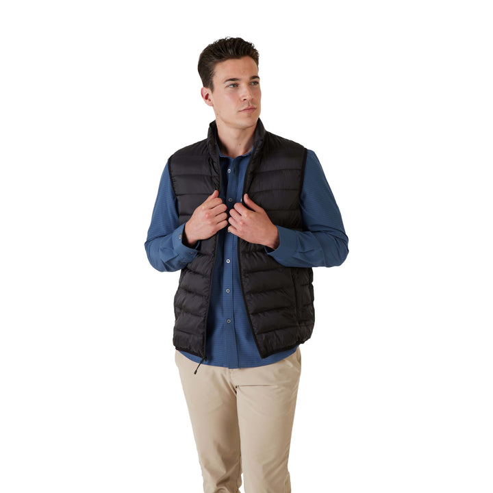 MEN'S BLACK PACIFIC PUFFER VEST
