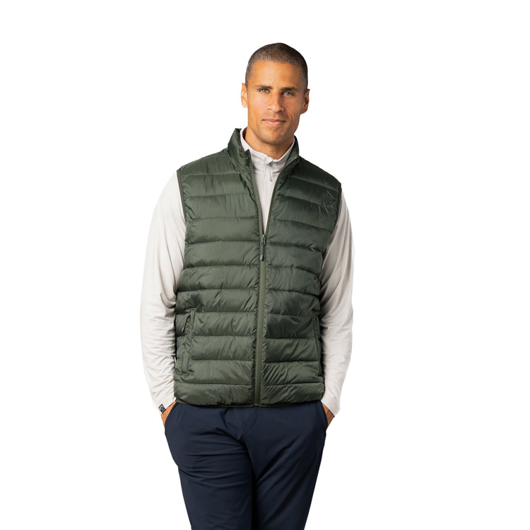 MEN'S SPRUCE GREEN PACIFIC PUFFER VEST