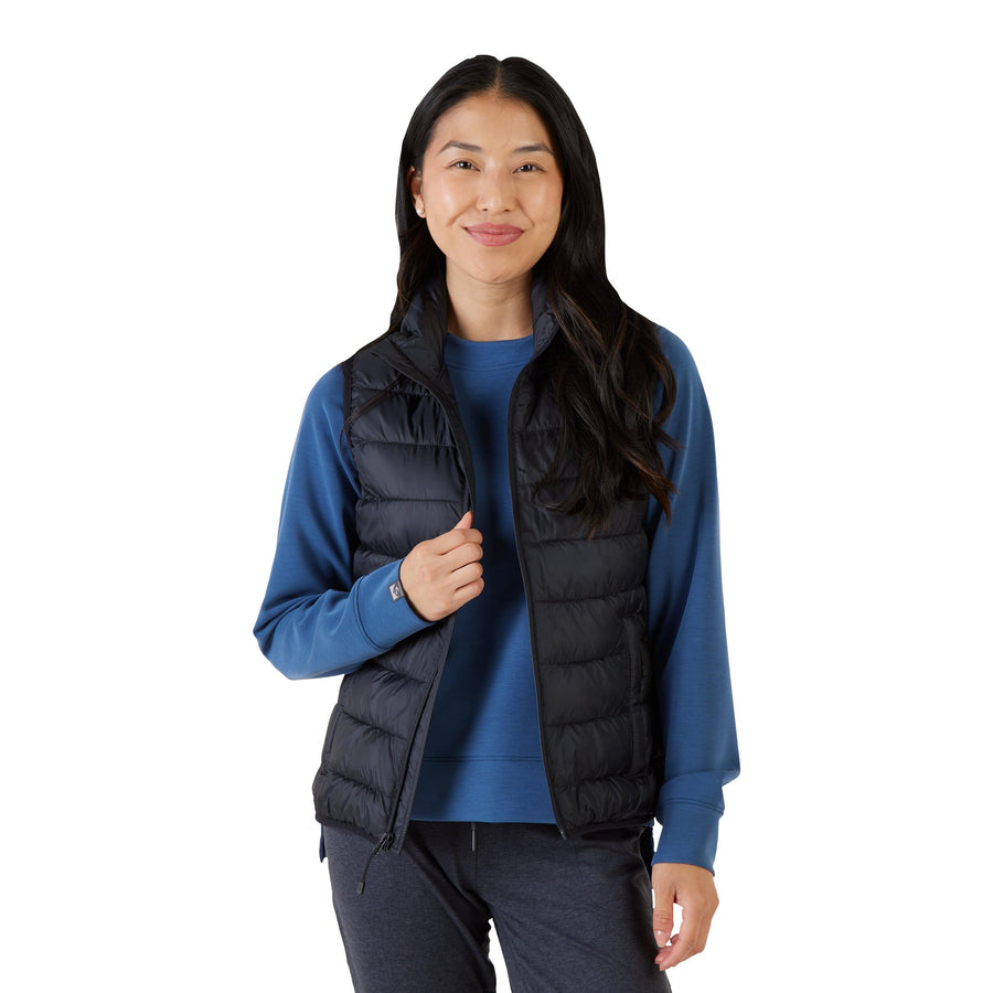 BLACK PACIFIC PUFFER VEST
