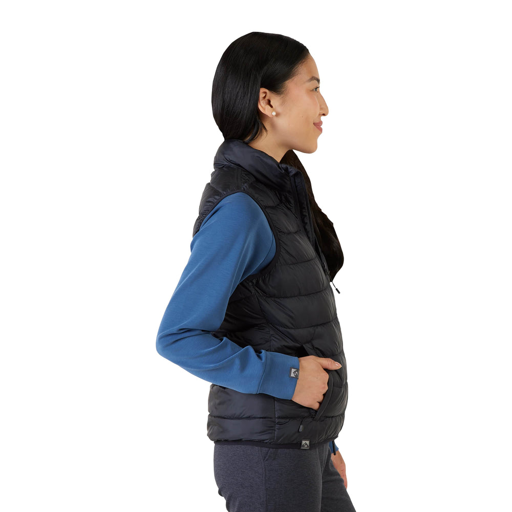 BLACK PACIFIC PUFFER VEST
