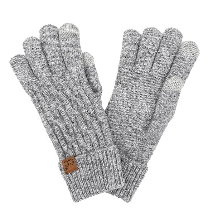 GRAY CHAIN LINK CABLE GLOVES