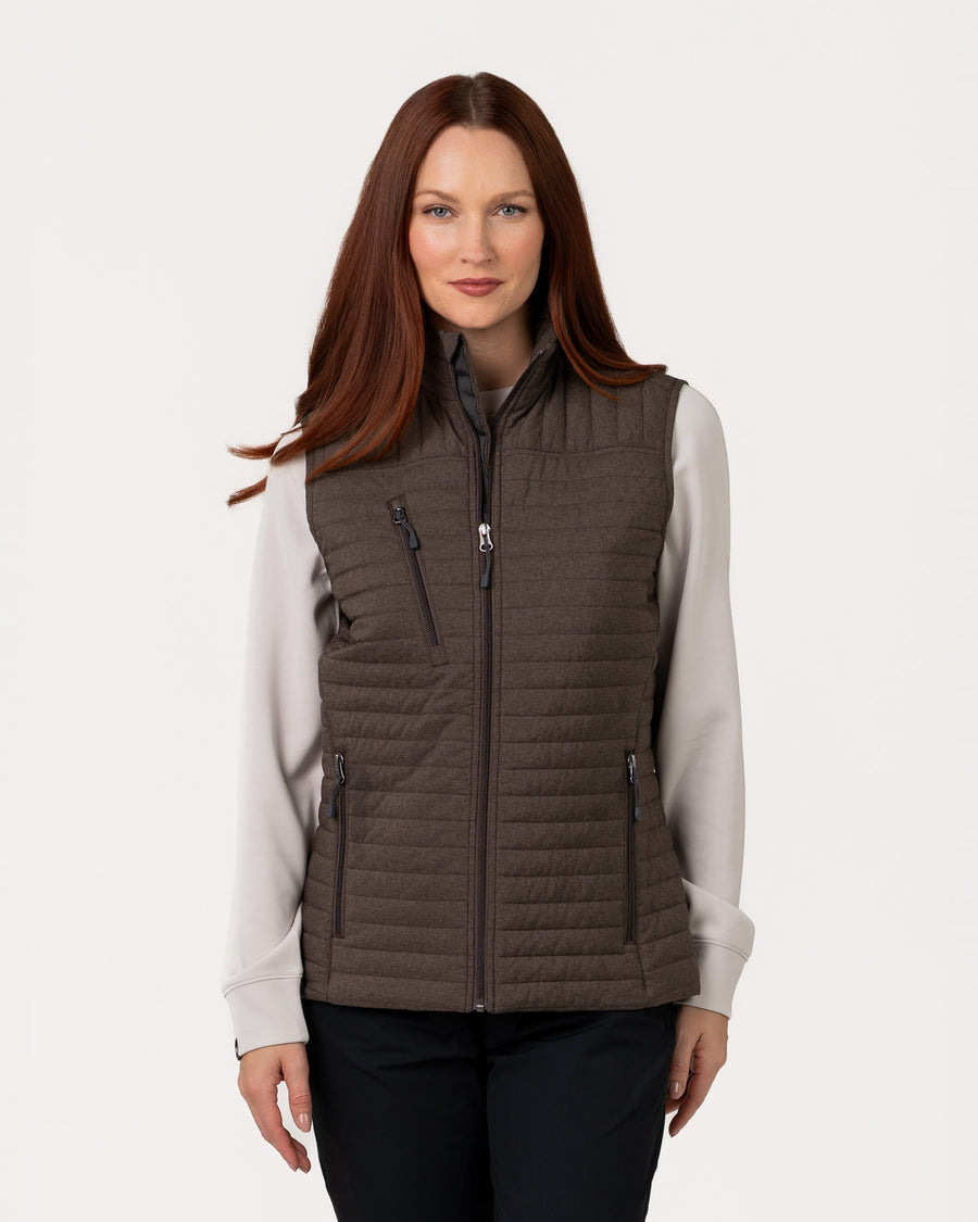 HEATHER BROWN FRONT RUNNER VEST
