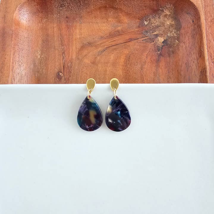 LEAH JEWELED TWILIGHT EARRINGS
