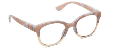GEORIGA TAN MARBLE/GOLD BLUE LIGHT READERS
