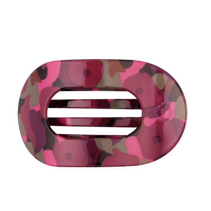 GARDEN GLAM LARGE FLAT ROUND HAIR CLIP