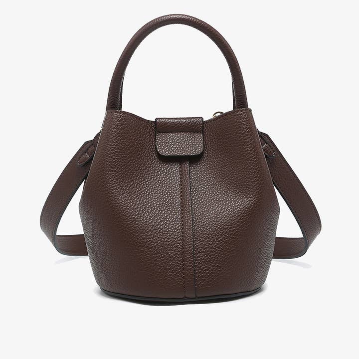 FARRAH ESPRESSO BUCKET BAG

