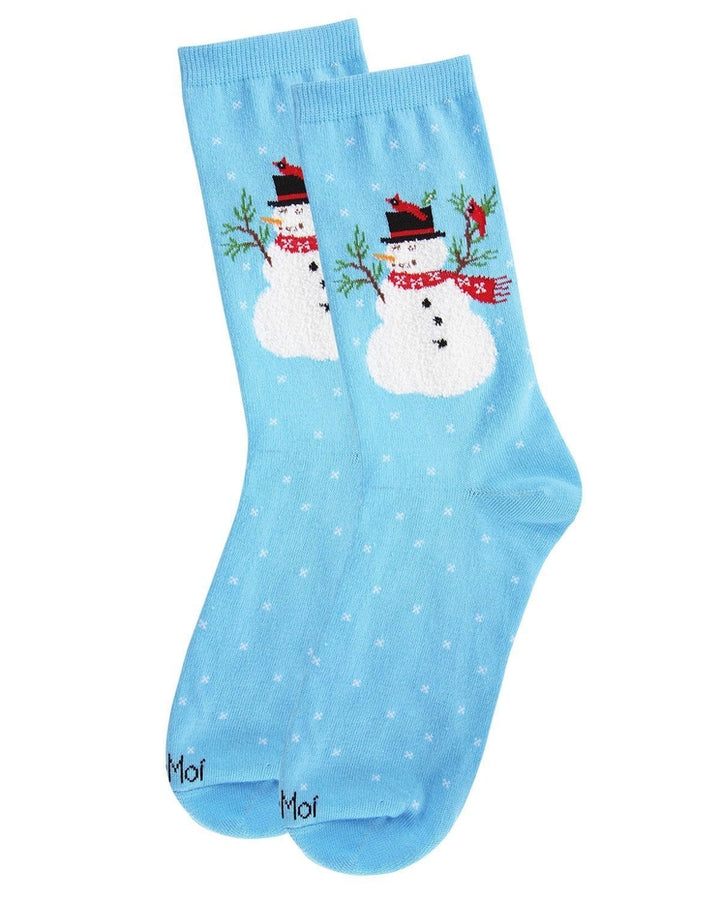 SNOWMAN & CARDINAL CREW SOCKS