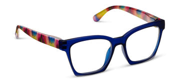 MAISIE BLUE IKAT BLUE LIGHT READING GLASSES
