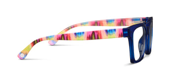 MAISIE BLUE IKAT BLUE LIGHT READING GLASSES
