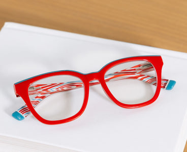 TRAPEZE RED BLUE LIGHT READERS