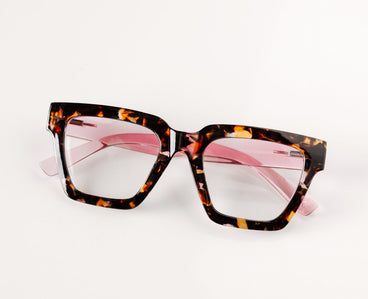 TAKE A BOW PINK BOTANICO BLUELIGHT READING GLASSES