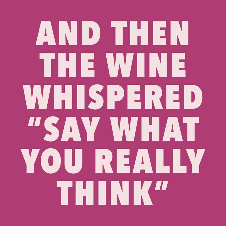 WHAT YOU REALLY THINK COCKTAIL NAPKINS
