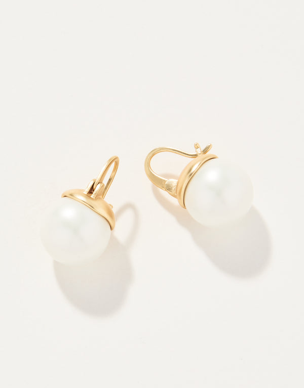 APPOLINE GOLD & PEARL EARRINGS
