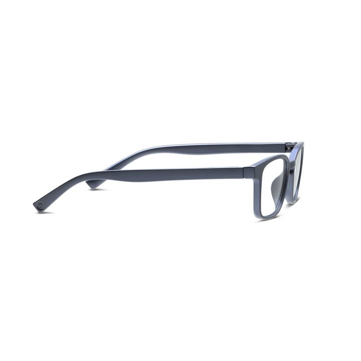 JO SLATE METALLIC  BLUE LIGHT READERS