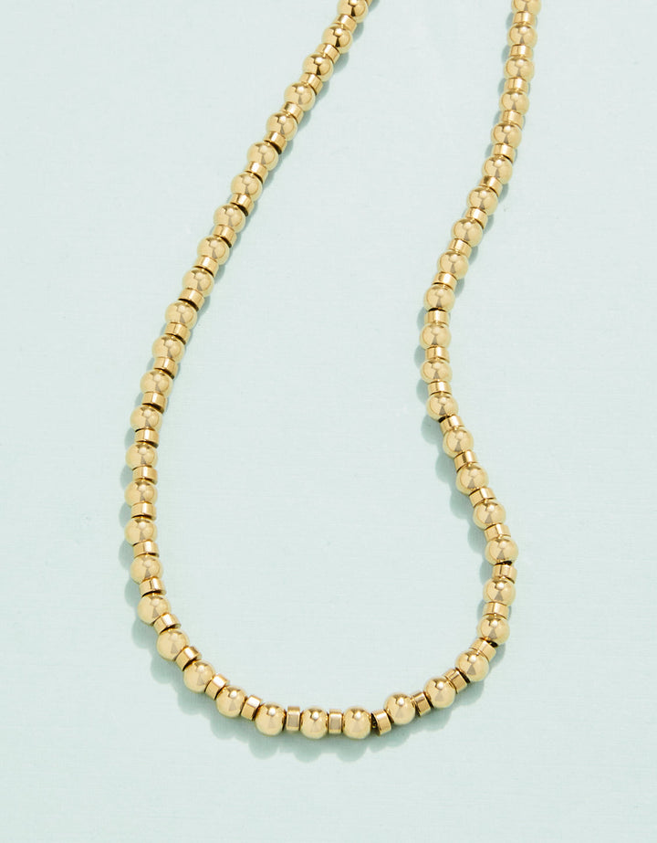 GOLD 4mm SHELTER COVE 16" NECKLACE