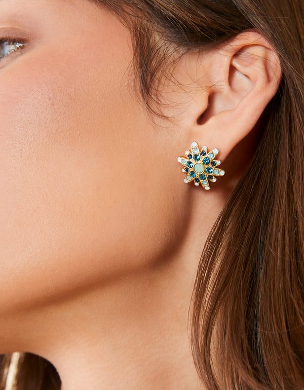 MYSTIC MOSS SEA FOAM EARRINGS