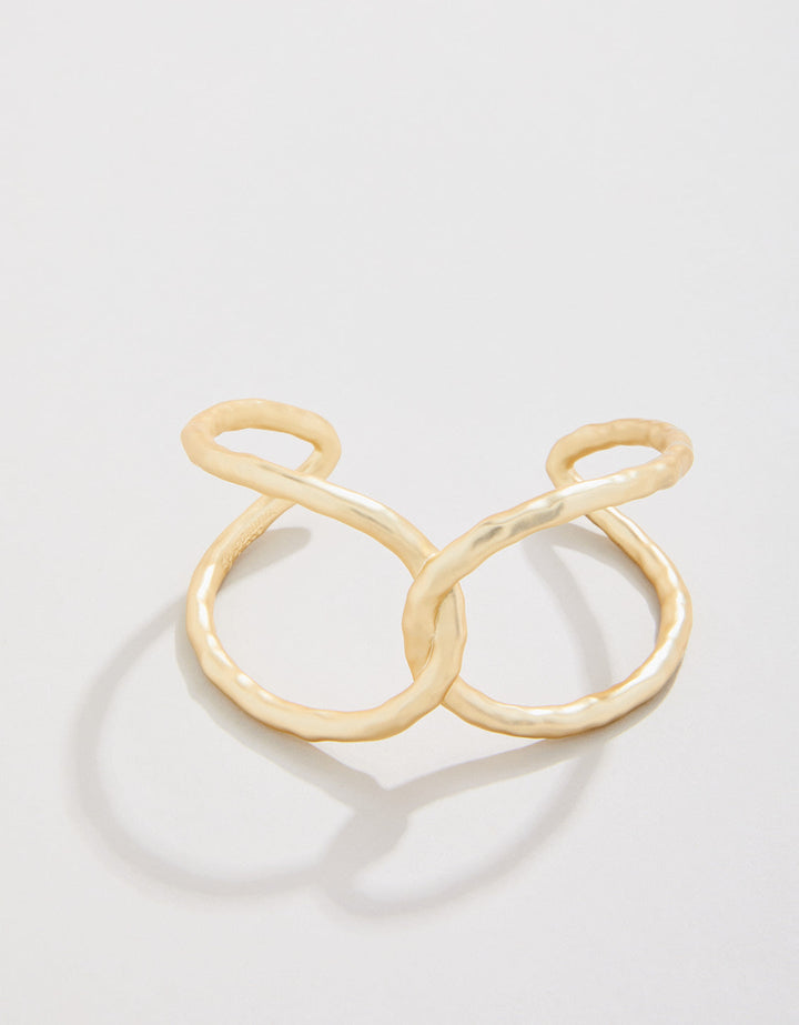 PATHS CROSS GOLD CUFF