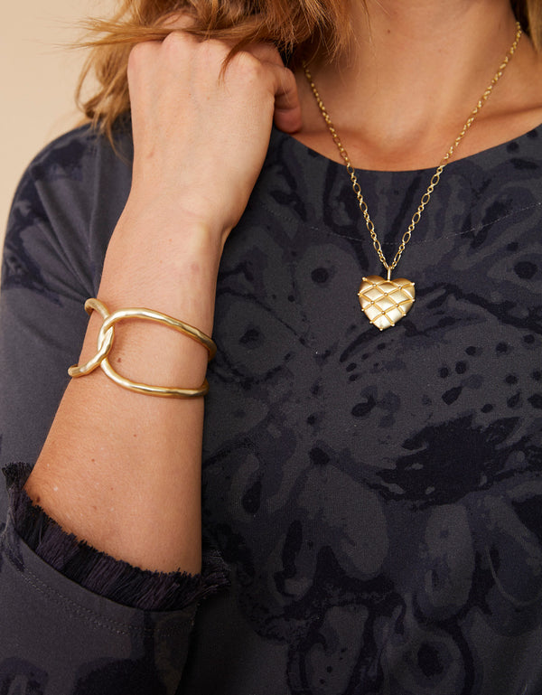 PATHS CROSS GOLD CUFF