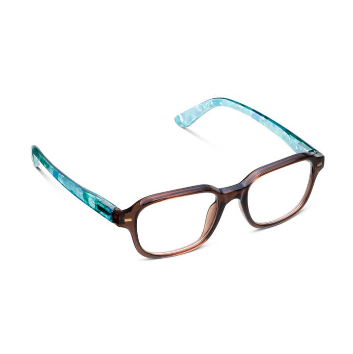 FABLE MOCHA/TORTOISE QUARTZ BLUE LIGHT READING GLASSES