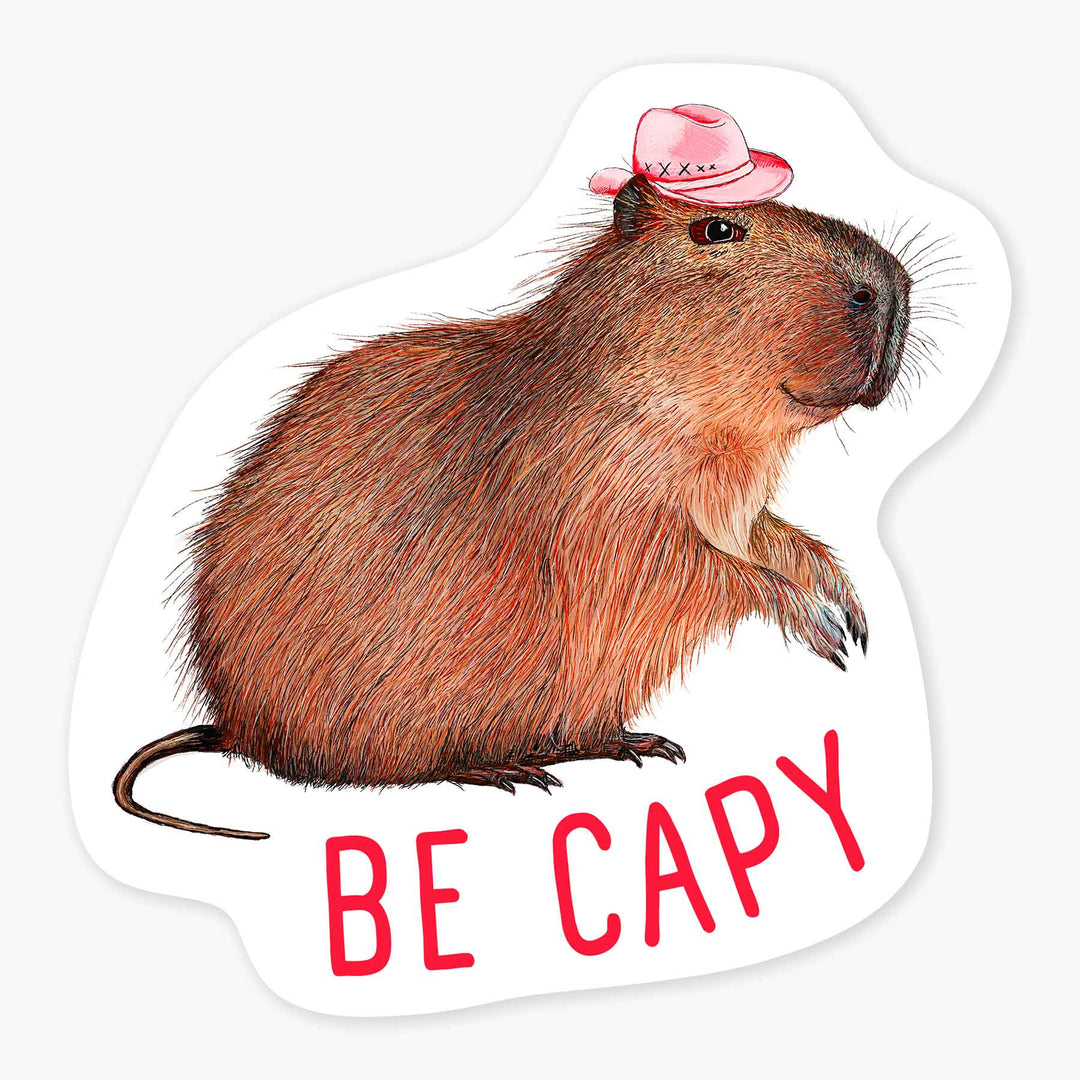 BE CAPY STICKER