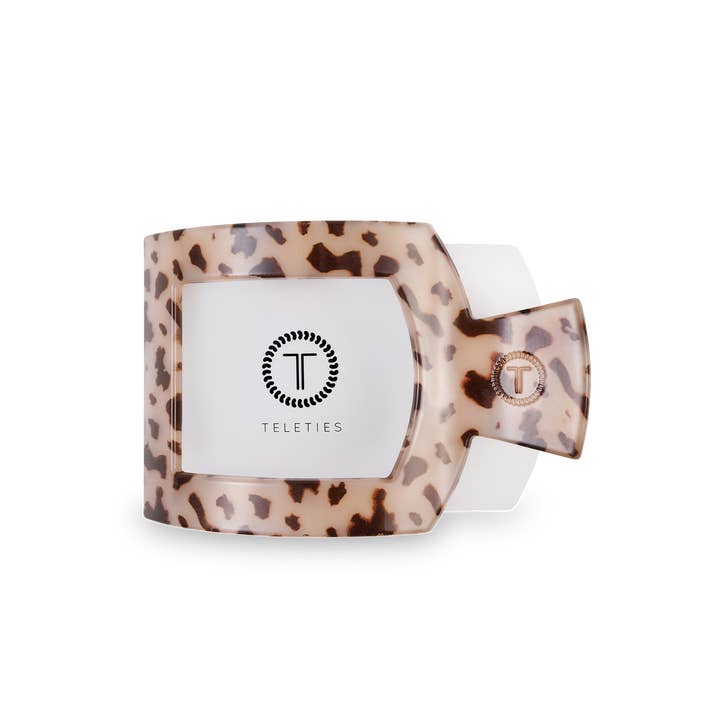 BLOND TORTOISE MEDIUM SQUARE HAIR CLIP
