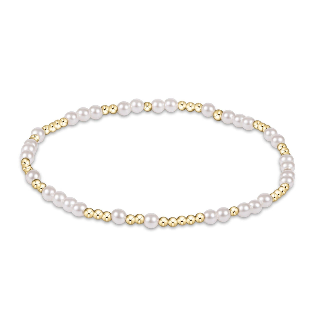 PEARL HOPE UNWRITTEN 3MM BEAD BRACELET