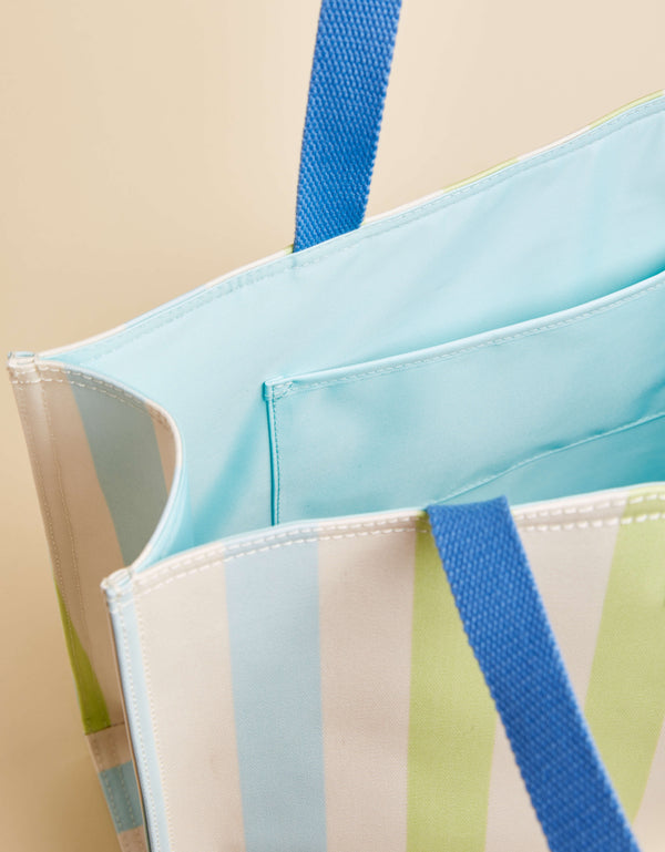 OVERBOARD STRIPE MARKET TOTE
