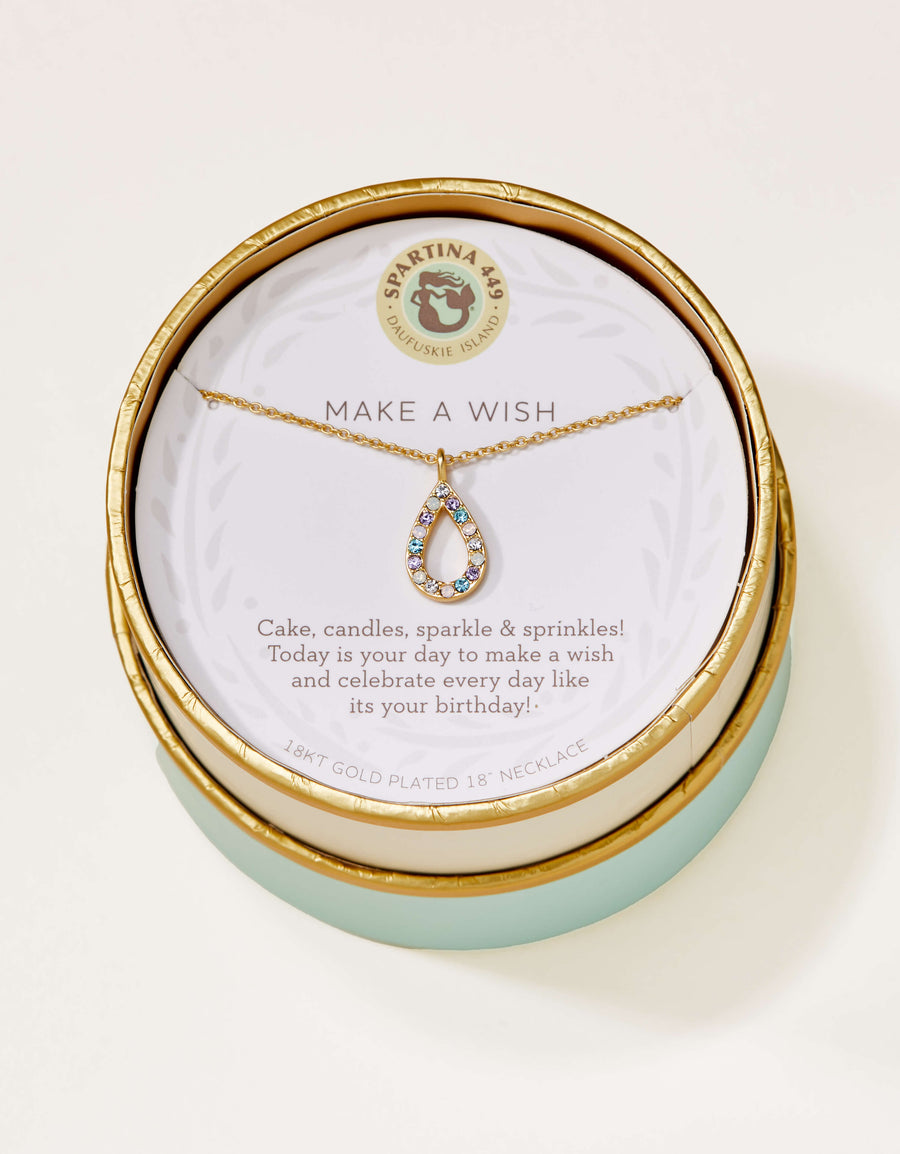 SEA LA VIE MAKE A WISH 18" NECKLACE
