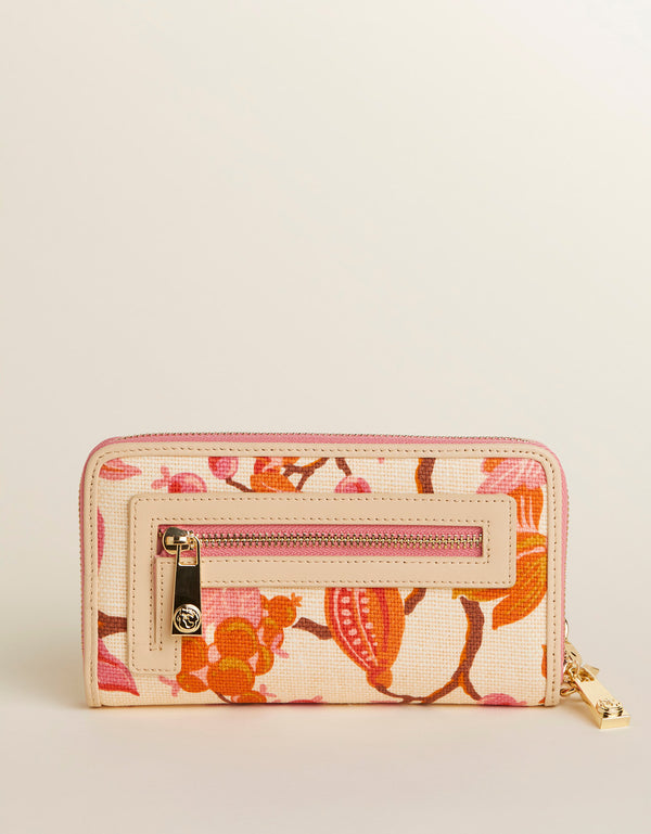 CREAM RICHMOND HILL WALLET WRISTLET
