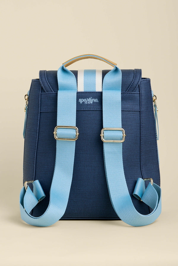 NAVY BLUE STRIPE ARMADA BACKPACK
