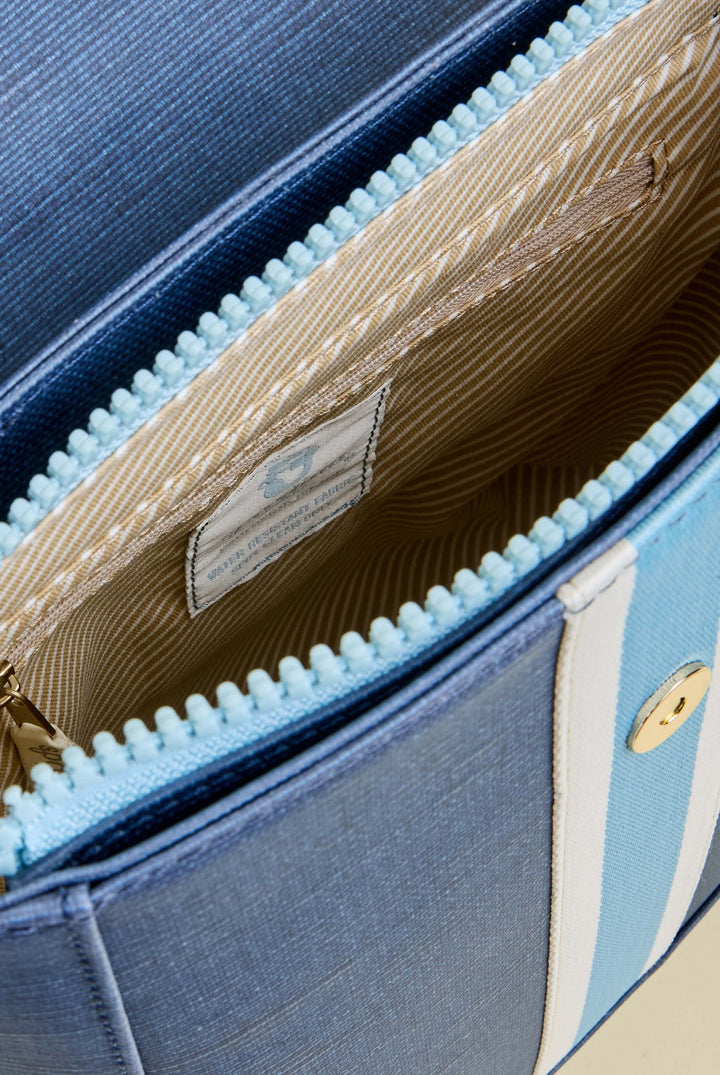 NAVY BLUE STRIPE ARMADA BACKPACK