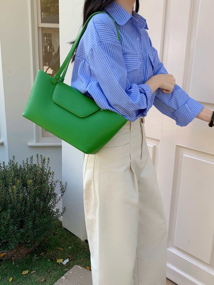MAYA EMERALD EAST WEST SHOULDER BAG
