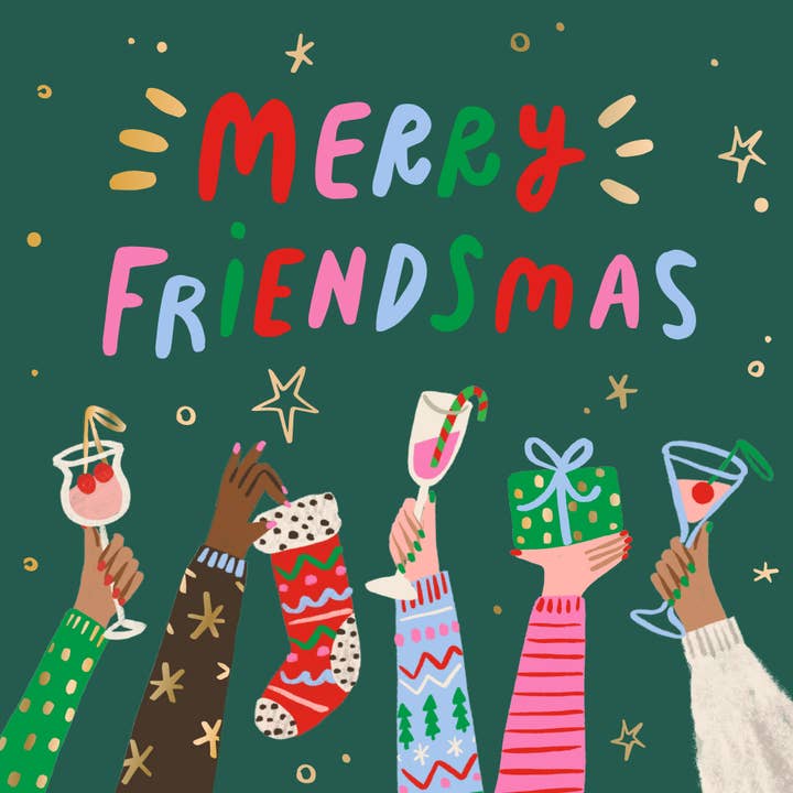 MERRY FRIENDSMAS COCKTAIL NAPKINS