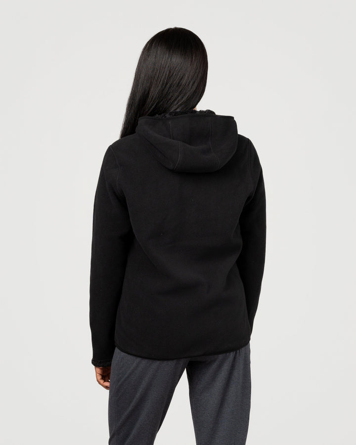 BLACK SUMMIT TEDDY FLEECE JACKET