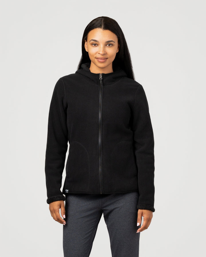 BLACK SUMMIT TEDDY FLEECE JACKET