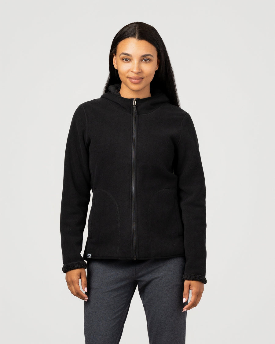 BLACK SUMMIT TEDDY FLEECE JACKET
