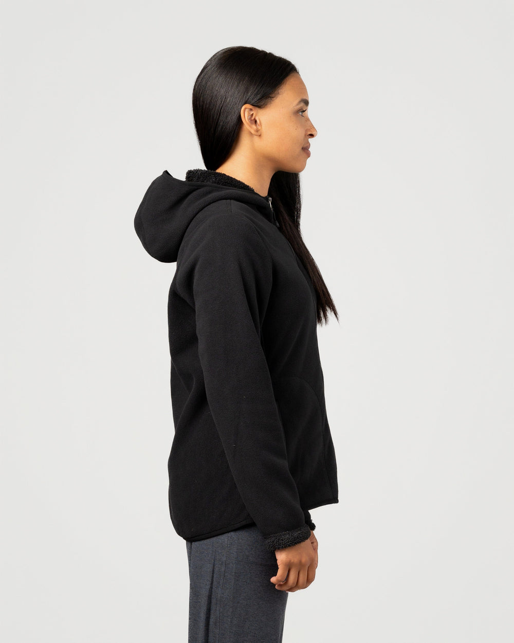 BLACK SUMMIT TEDDY FLEECE JACKET
