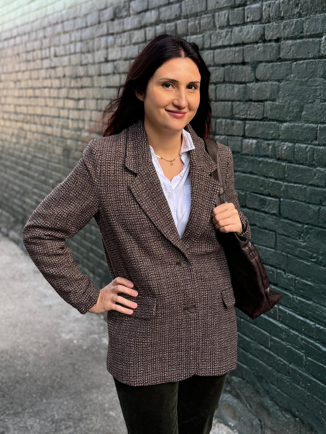 ISABEA TWEED CHECK JACKET