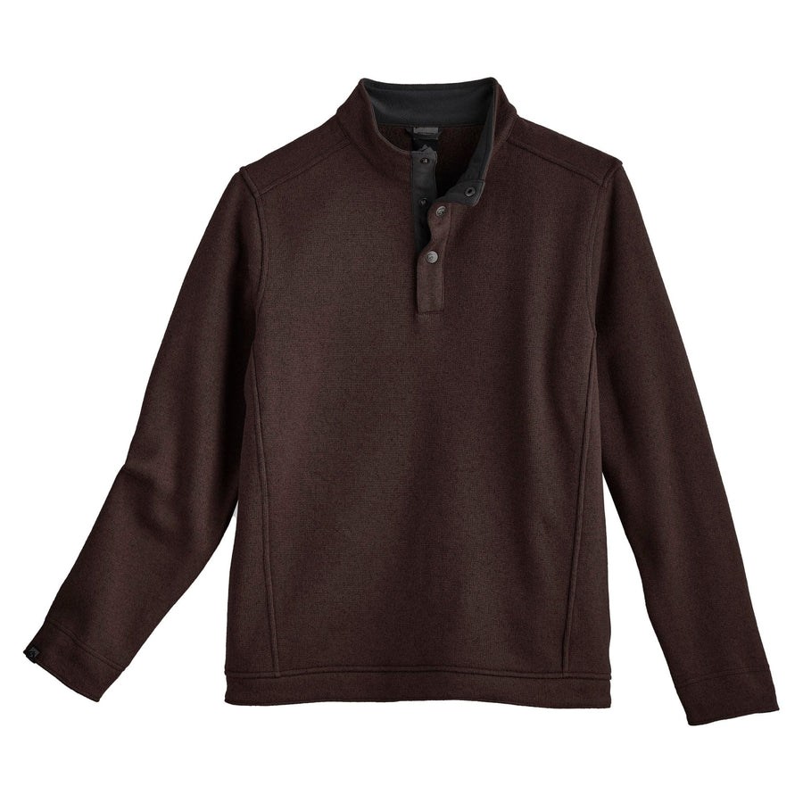 MENS CHOCOLATE OVERACHIEVER PULLOVER FLEECE
