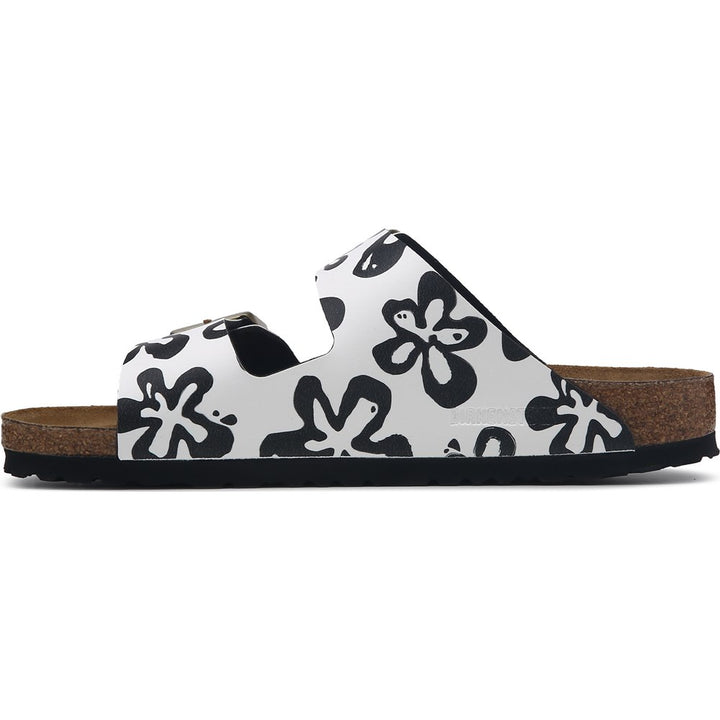 ARIZONA BLOOMS WHITE & BLACK SANDAL