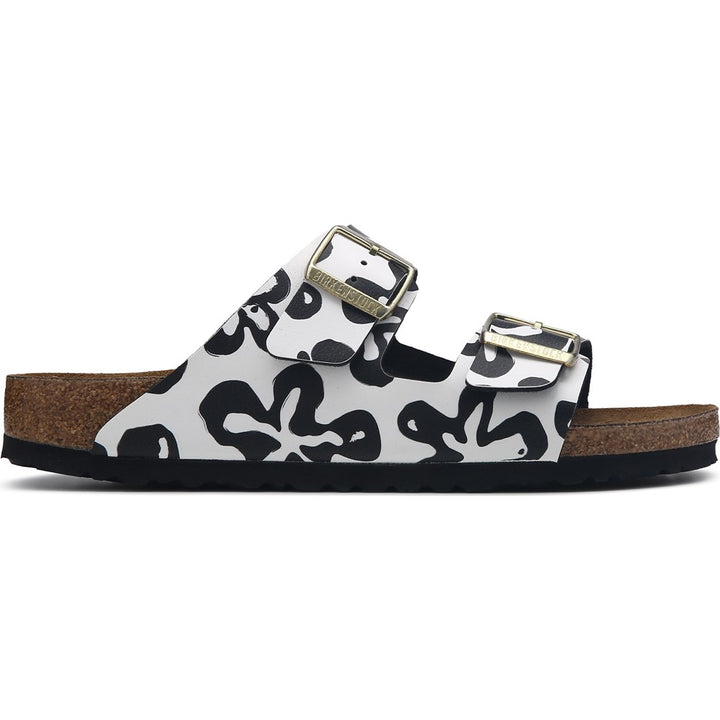ARIZONA BLOOMS WHITE & BLACK SANDAL