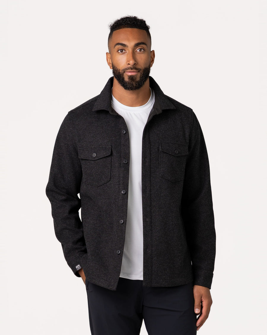 MEN'S BLACK DAYBREAK SHIRT JACKET
