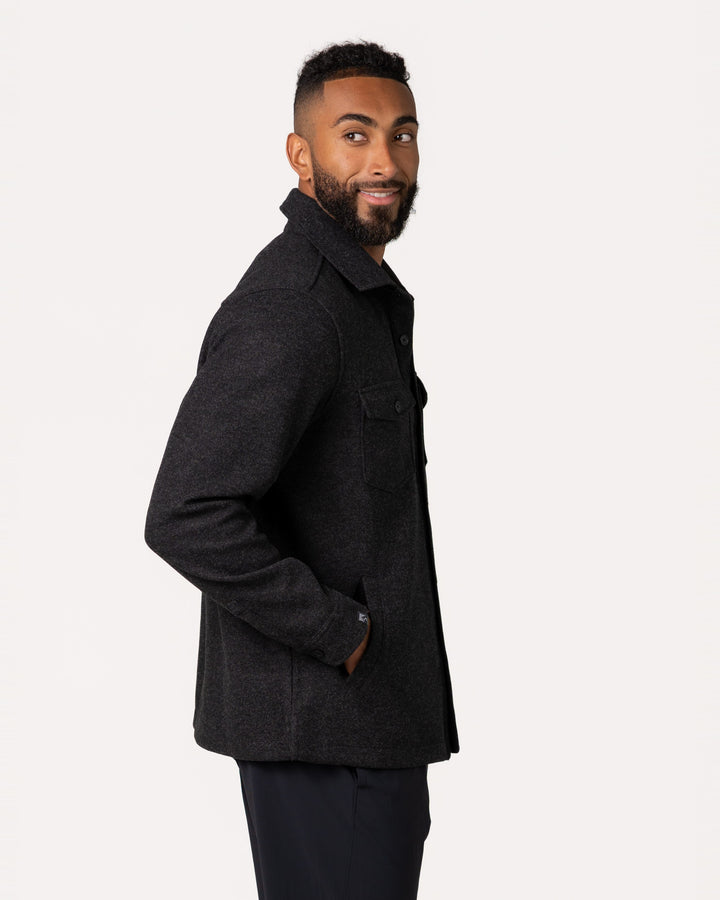 MEN'S BLACK DAYBREAK SHIRT JACKET