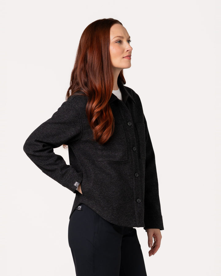 BLACK DAYBREAK SHIRT JACKET