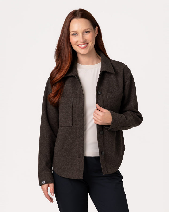 ESPRESSO DAYBREAK SHIRT JACKET