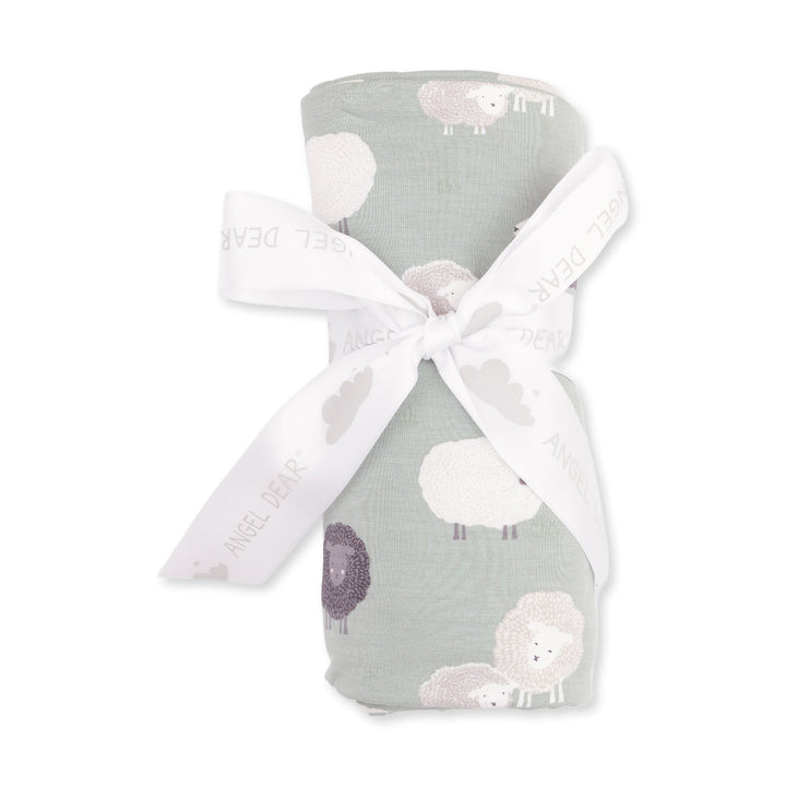 BLACK SHEEP SWADDLE BLANKET