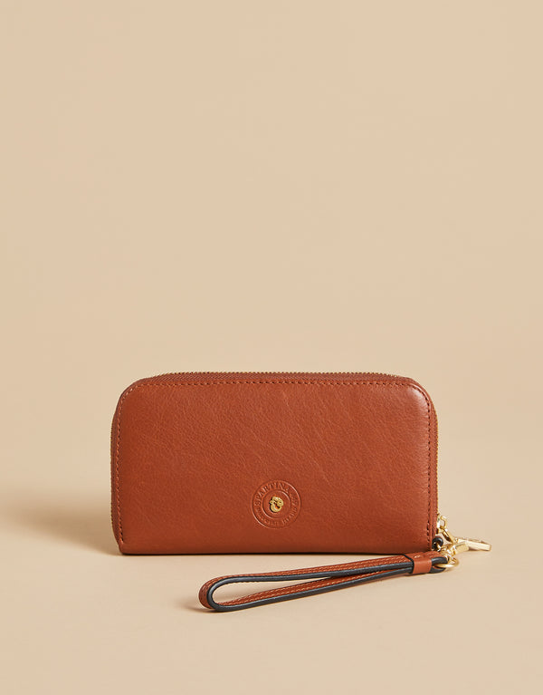 SADDLE BROWN SIREN 449 WALLET
