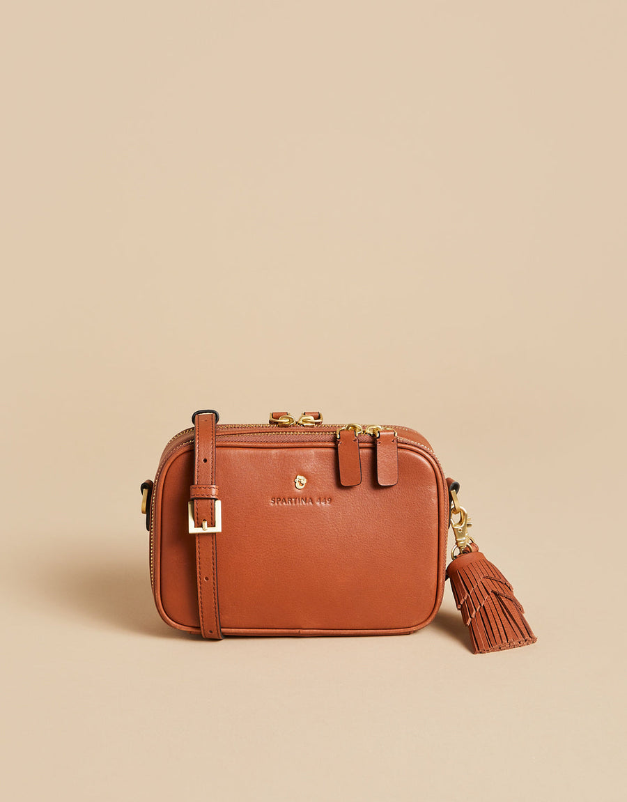 SADDLE BROWN SIREN HARLOW CROSSBODY
