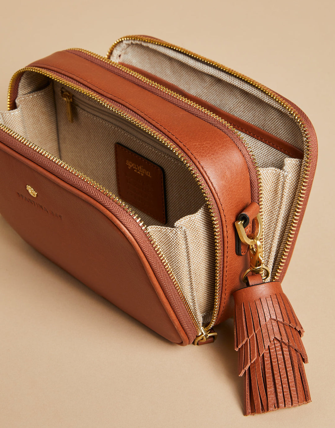 SADDLE BROWN SIREN HARLOW CROSSBODY